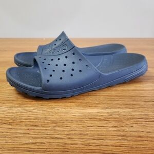 CROCS Unisex Chawaii Slides in Navy Blue Size Men's 9 Women's 11